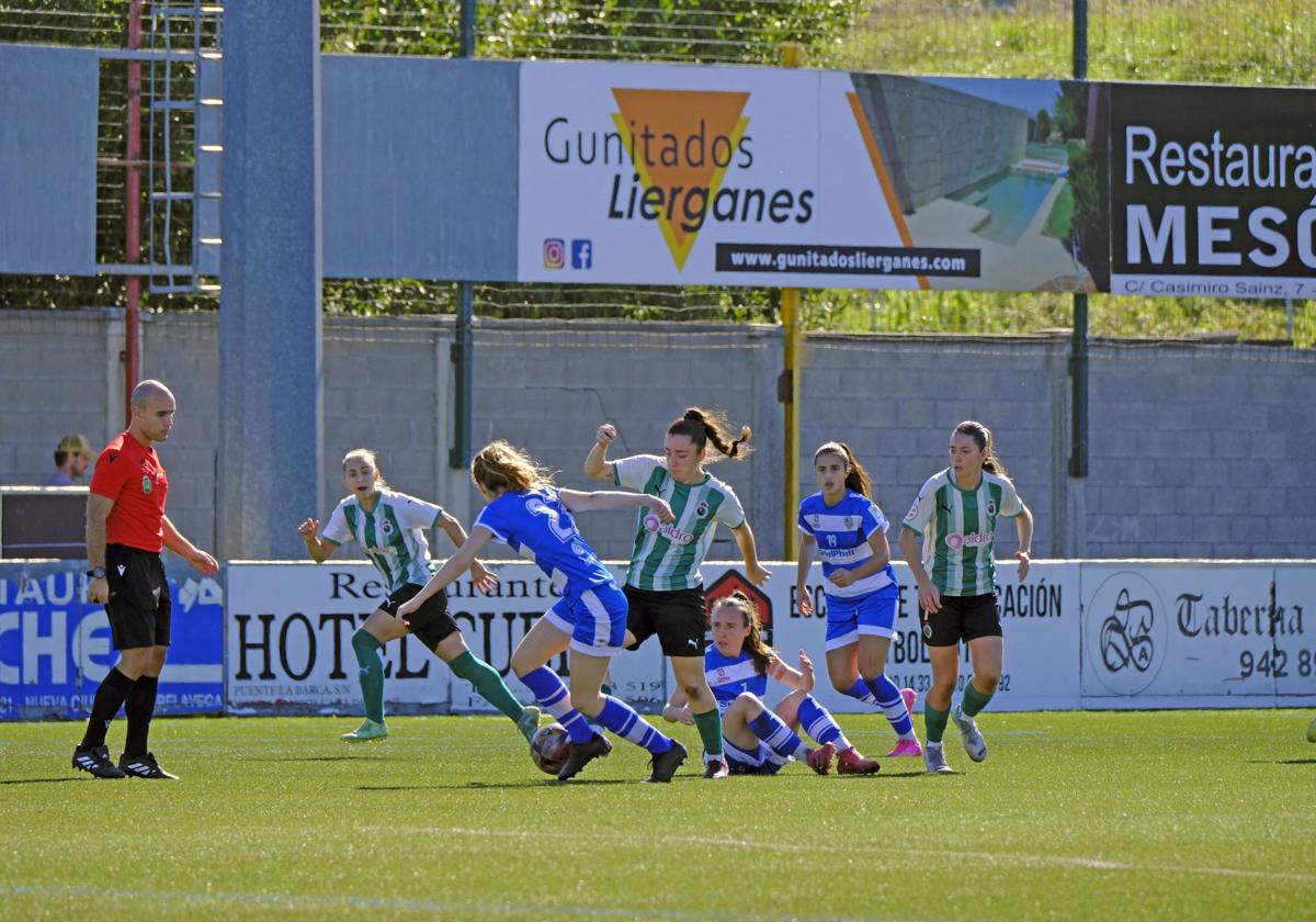 Racing Féminas. El equipo de Reocín convenido con el Racing, que ahora juega en Tanos, es la punta de lanza.