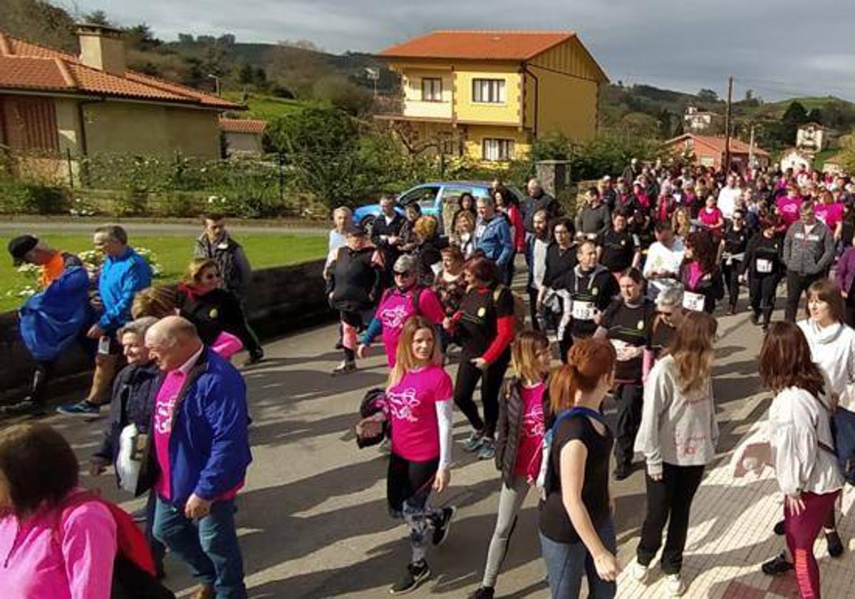 Imagen de la marcha celebrada hace dos años, con motivo del Día de la Mujer.