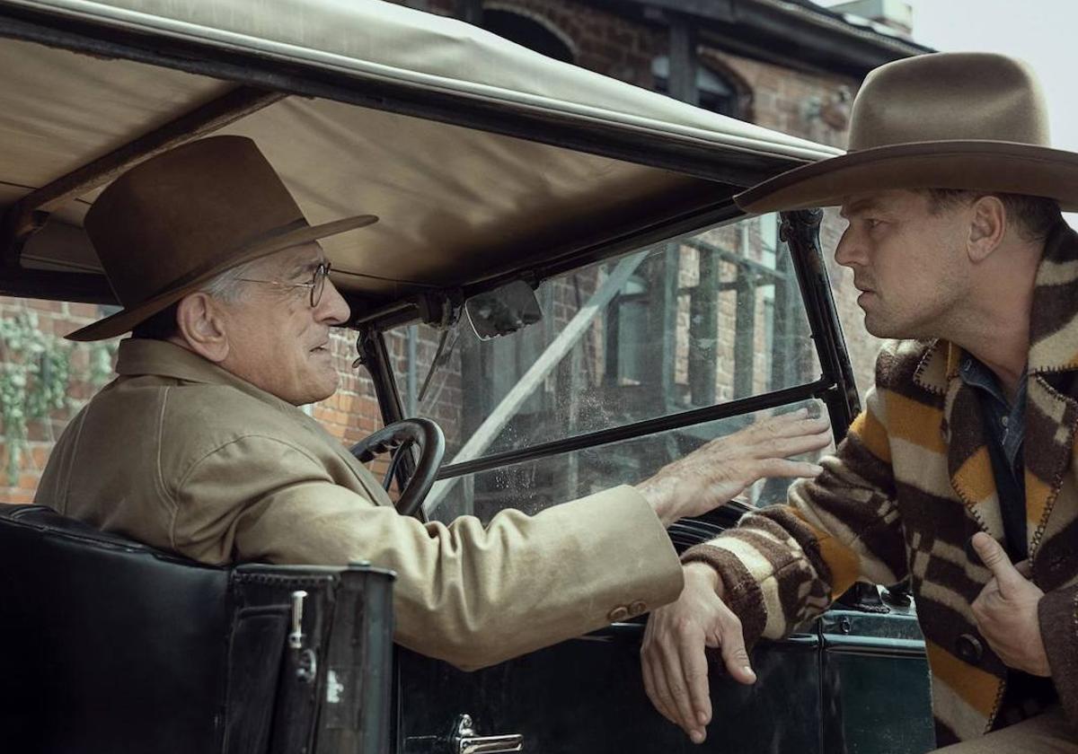 Robert De Niro y Leonardo Di Caprio, en una escena de 'Los asesinos de la luna'.