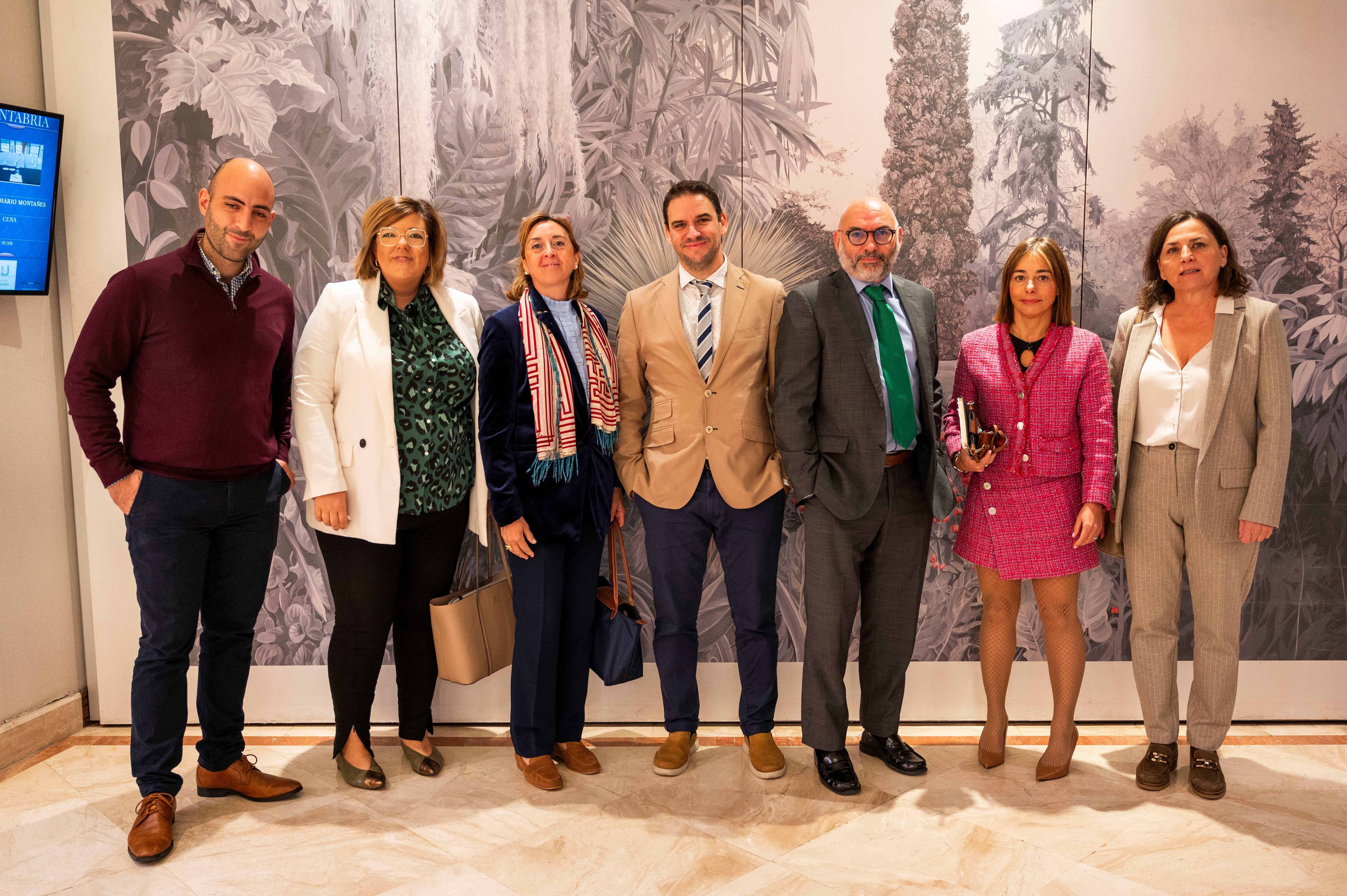 Francisco Merayo, Silvia de Miguel, Eugenia Cuenca- Romero, Javier Ferroni, Fernando Rodiño, Alejandra López e Isabel Cuesta.