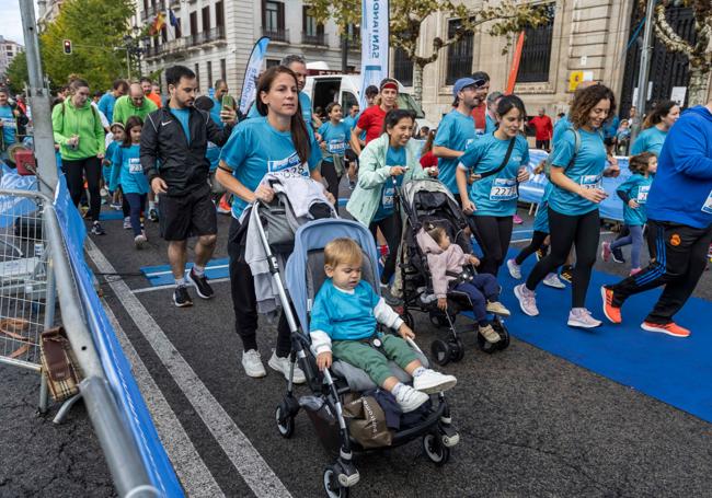 Imágenes de las carrera de 2 kilómetros.