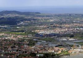 Vista aérea de Camargo y El Astillero.