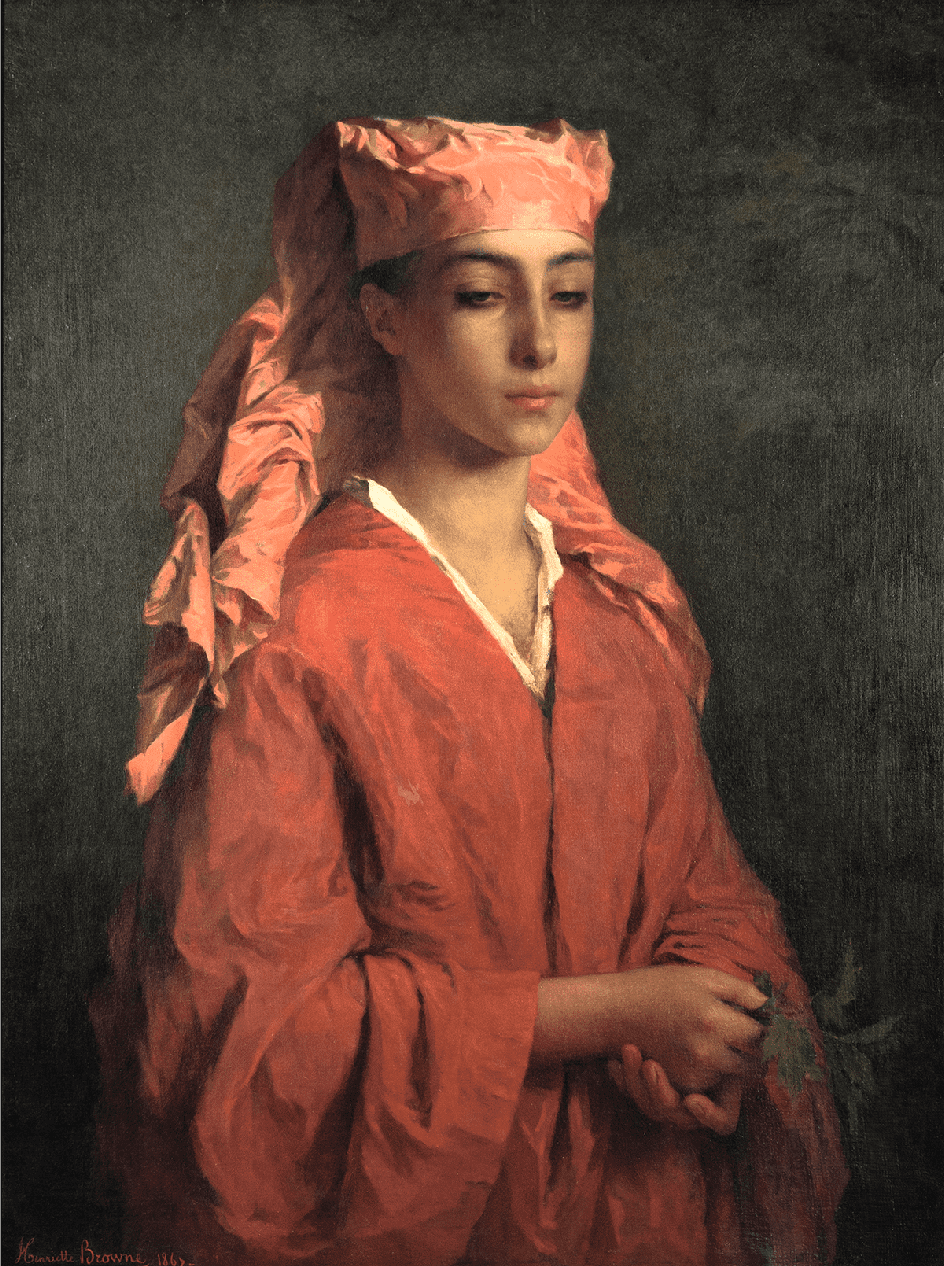 Henriette Browne. 'Una labradora norteafricana', 1867. Óleo sobre lienzo. 98 x 74 cm.