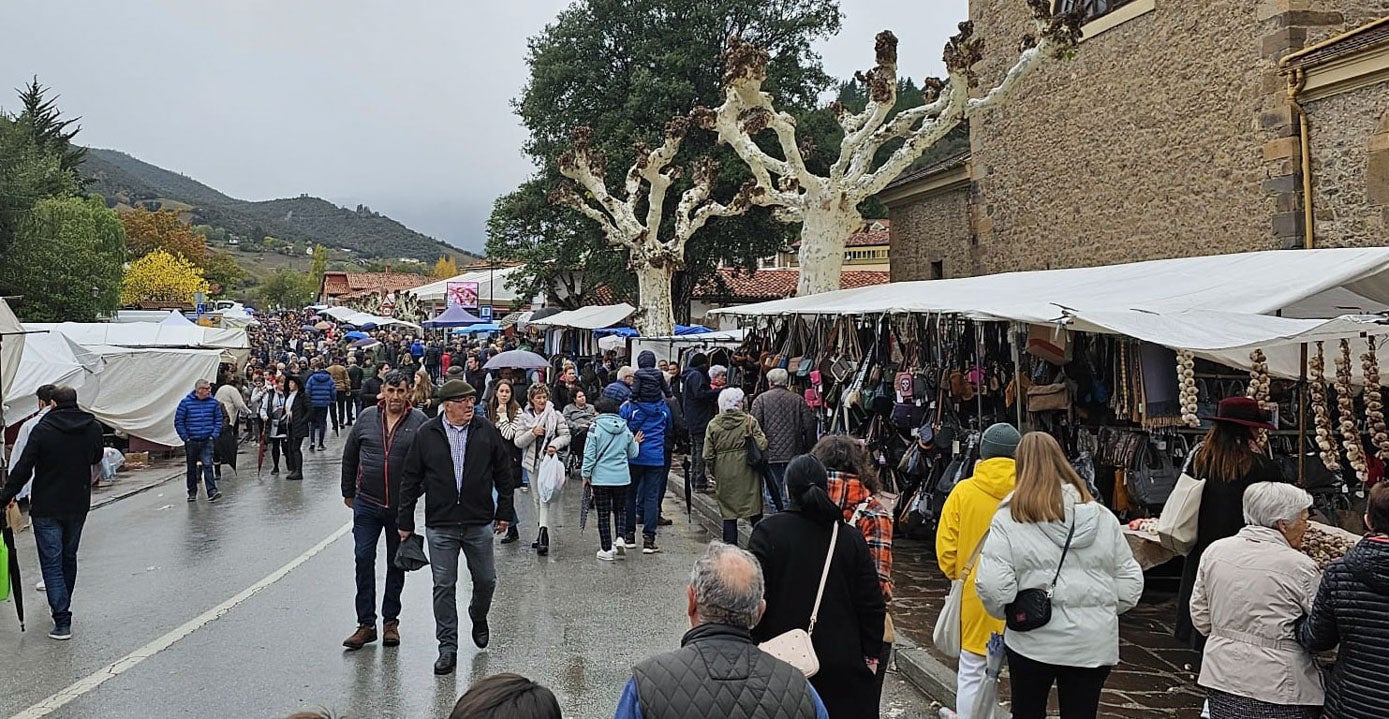 El mercado sí se pudo realizar con normalidad.