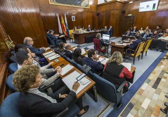 Imagen del Pleno celebrado este jueves en el Ayuntamiento.