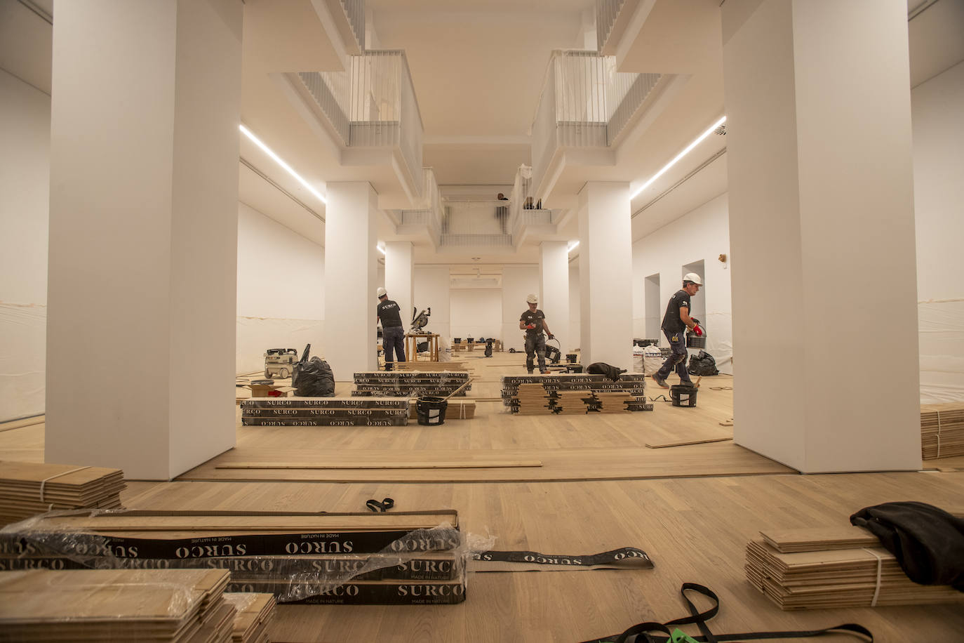 Vista general de la planta baja. Una de las catorce salas expositivas con las que contará el museo en el futuro.