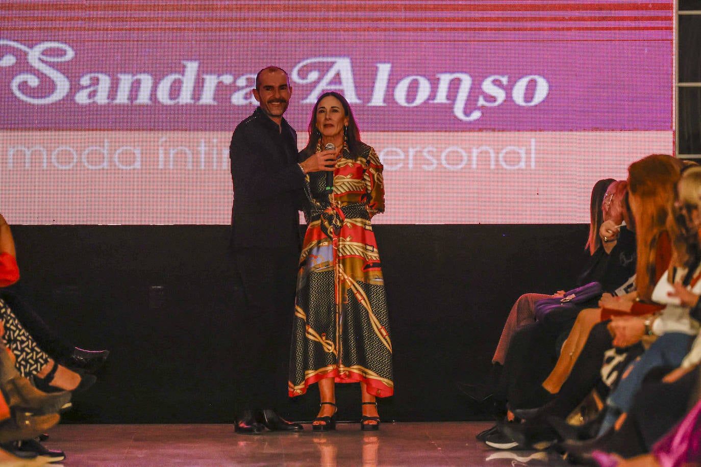 José Luis Callejo junto al empresaria Sandra Alonso.