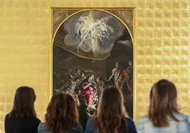 La 'Adoración de los pastores' de El Greco es la única obra fija de la sala del Centro Botín.