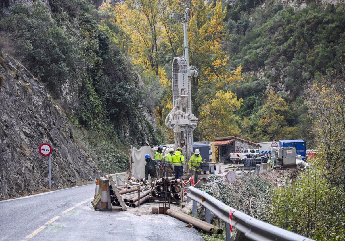 Las obras del desfiladero, en imágenes