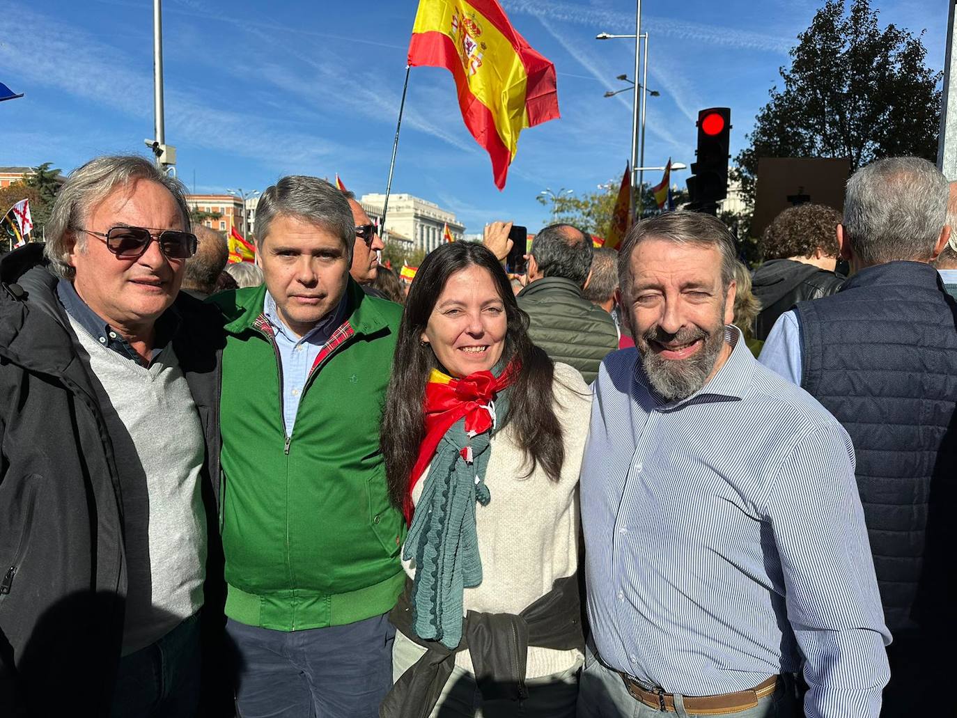 Juan Carlos García, senador cántabro del PP; Severiano Cuesta, senador cántabro del PP, y Javier Noriega, diputado cántabro del PP.