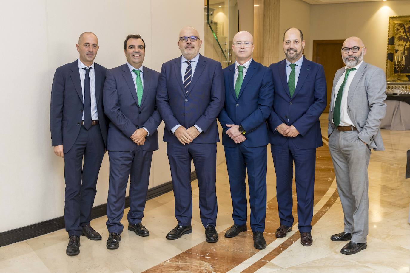 Leopoldo Quintana, Rafael Álvarez, Luis Manuel Taboada, José Marcos Fernández, Fernando Núñez y Fernando Rodiño.