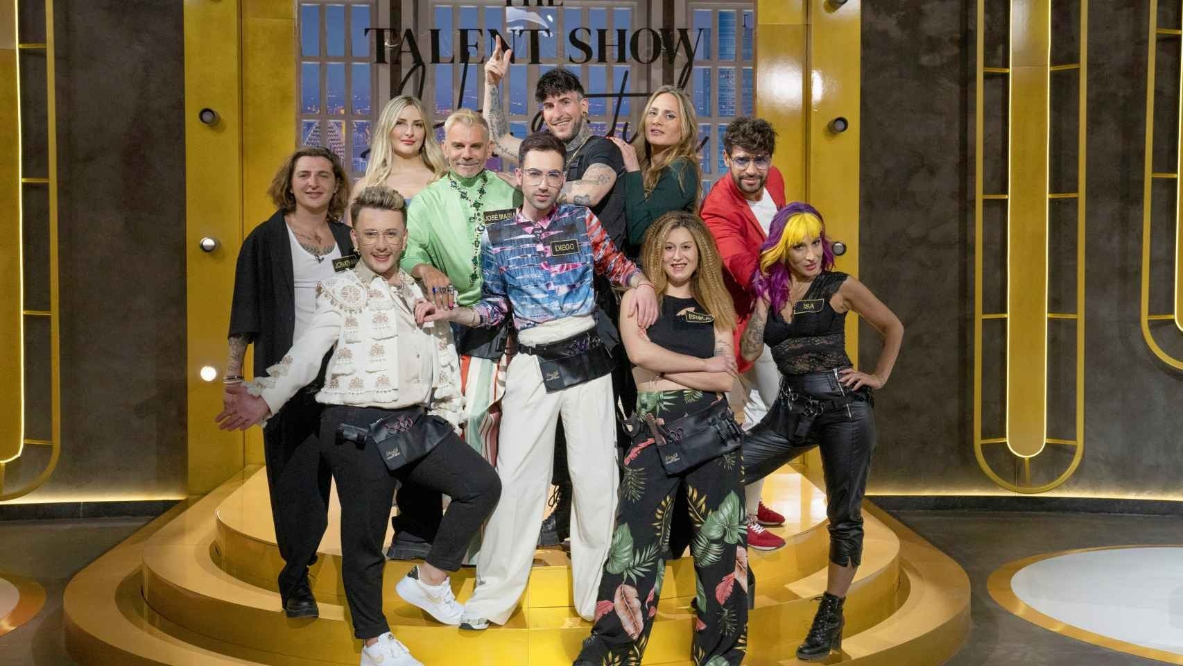 Imagen de los diez concursantes que participan en la primera edición de 'HairStyle, The Talent Show'.