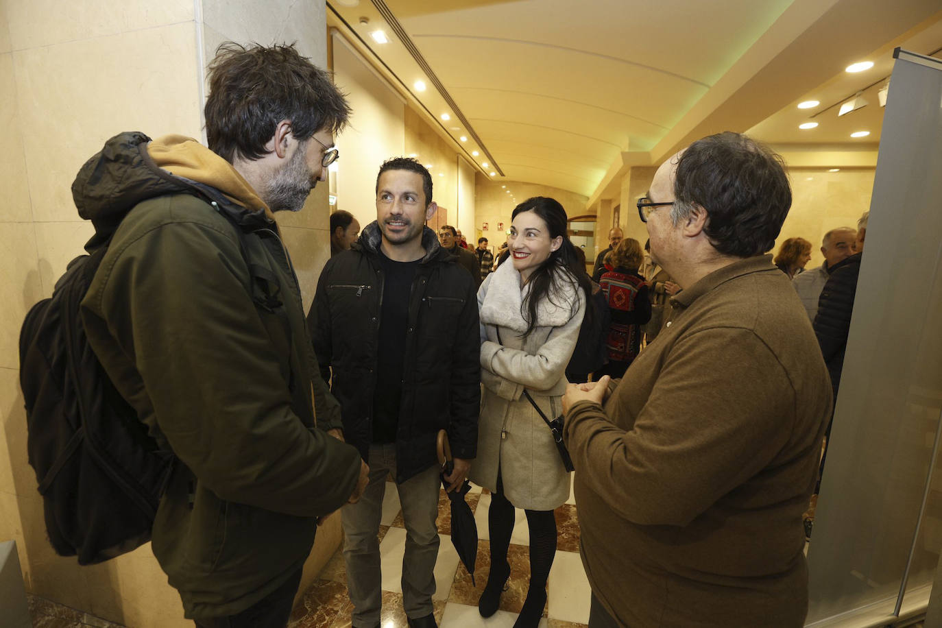 Rubén Martín, premio Alegría de poesía, conversa con Maros Díez y Regino Mateo