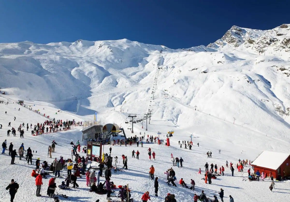 Estación de esquí de Cauterets, en el Pirineo francés.