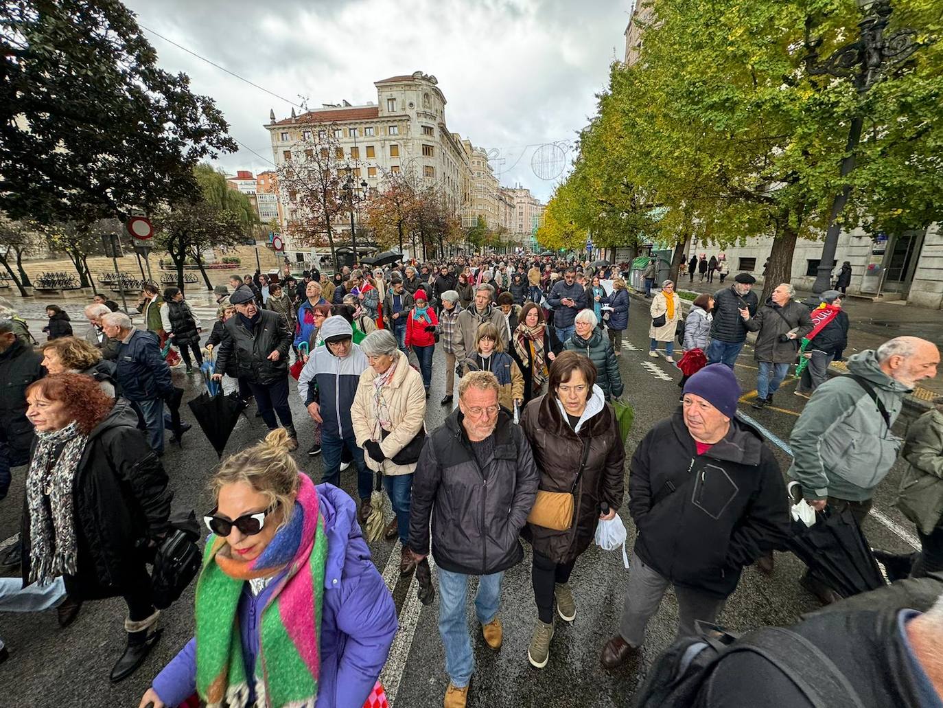 Bajo el lema 'Sin memoria no hay futuro', los manifestantes llegaron hasta la Plaza de Alfonso XIII.