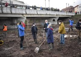 Protesta en diciembre de 2020 de vecinos afectados por las riadas en demanda de soluciones.