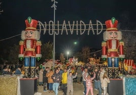 Inauguración del Poblado Navideño en Noja.