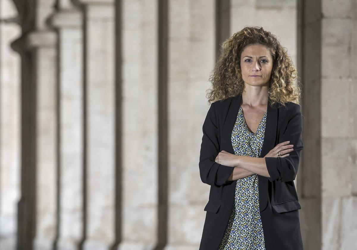 Quiñones, en una imagen de archivo para una entrevista con El Diario Montañés en la plaza Porticada de Santander