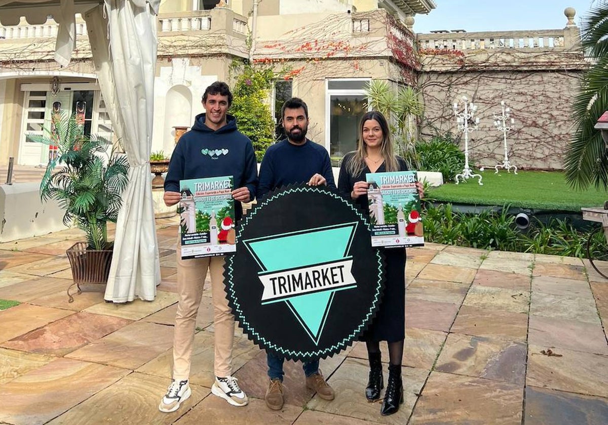 Nacho González, Mario Herreros y Paz Alonso presentan la séptima edición del Trimarket, en La Casa Nº 10.