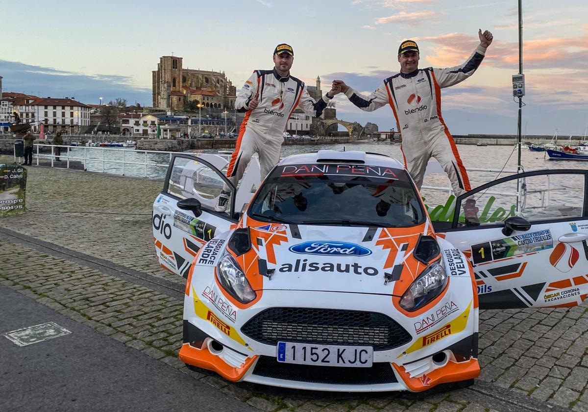 Dani Peña y Raúl Pérez son los campeones de Cantabria de rallies.