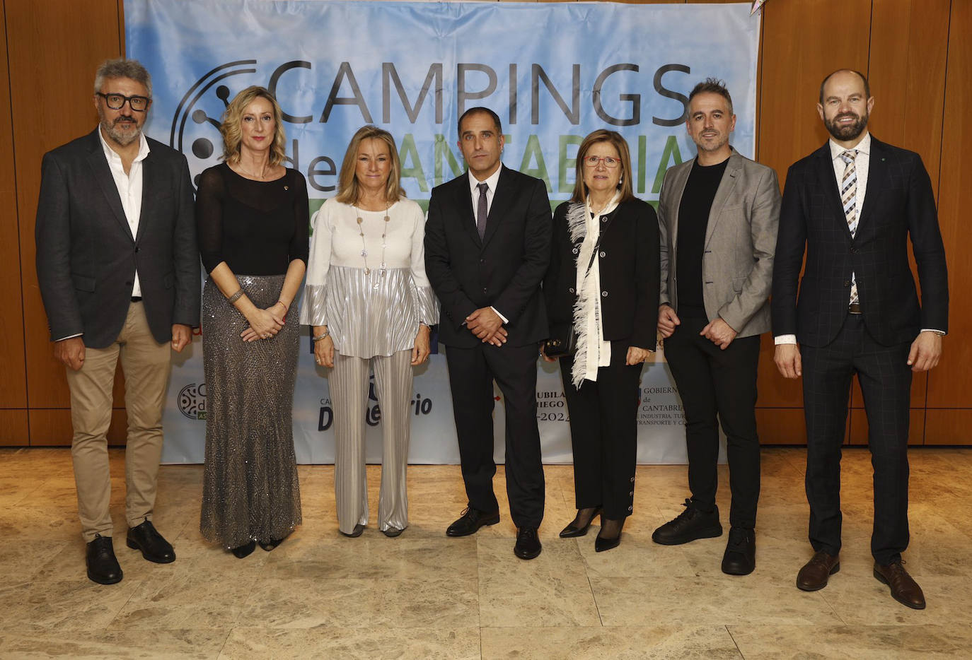 Víctor Diego, Bárbara Gutiérrez, Ana Beriain, Eneko Valle, María Ángeles Pérez y Marco Pérez Ansola.