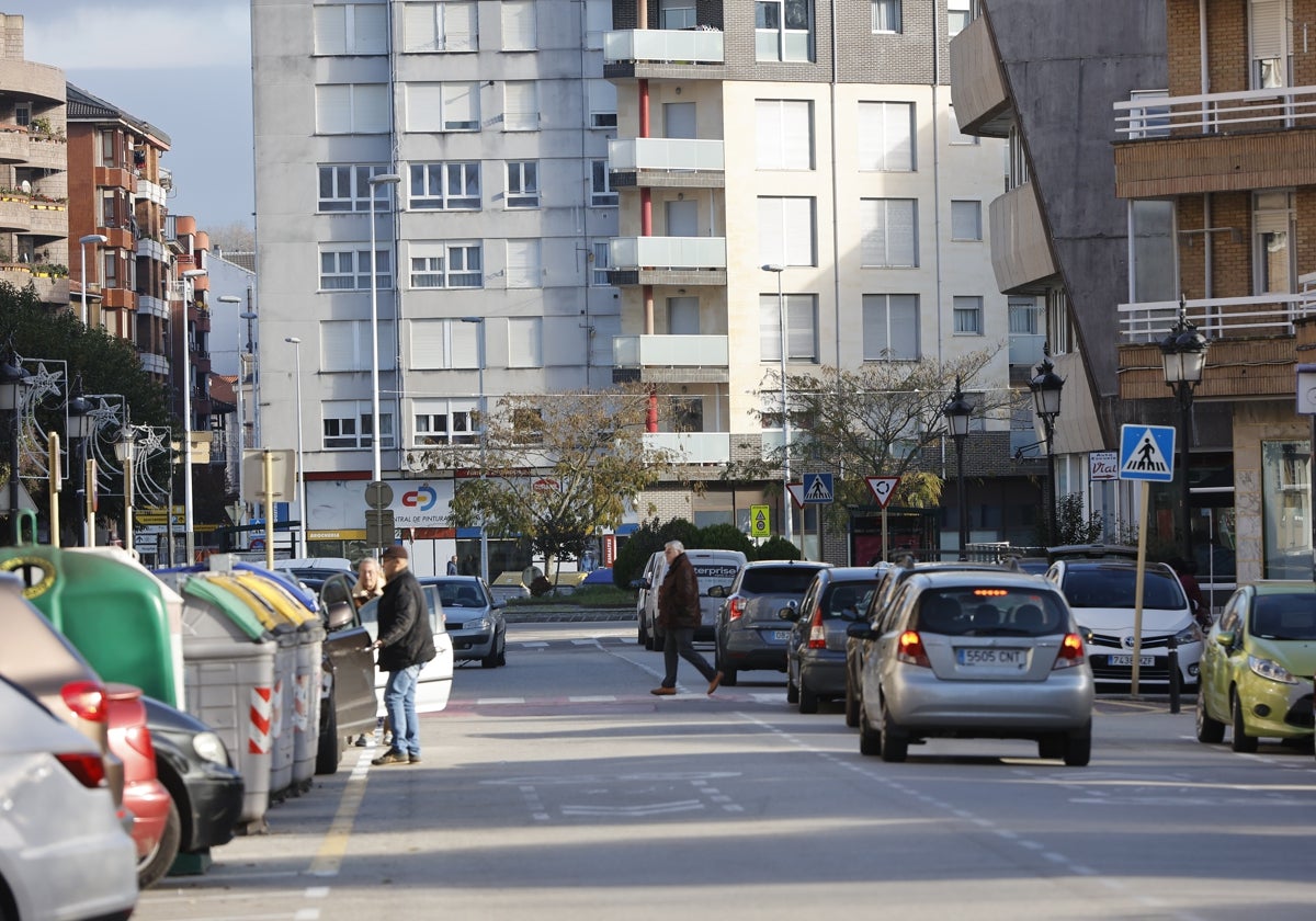 La Avenida del Besaya es la arteria principal del Barrio Covadonga.