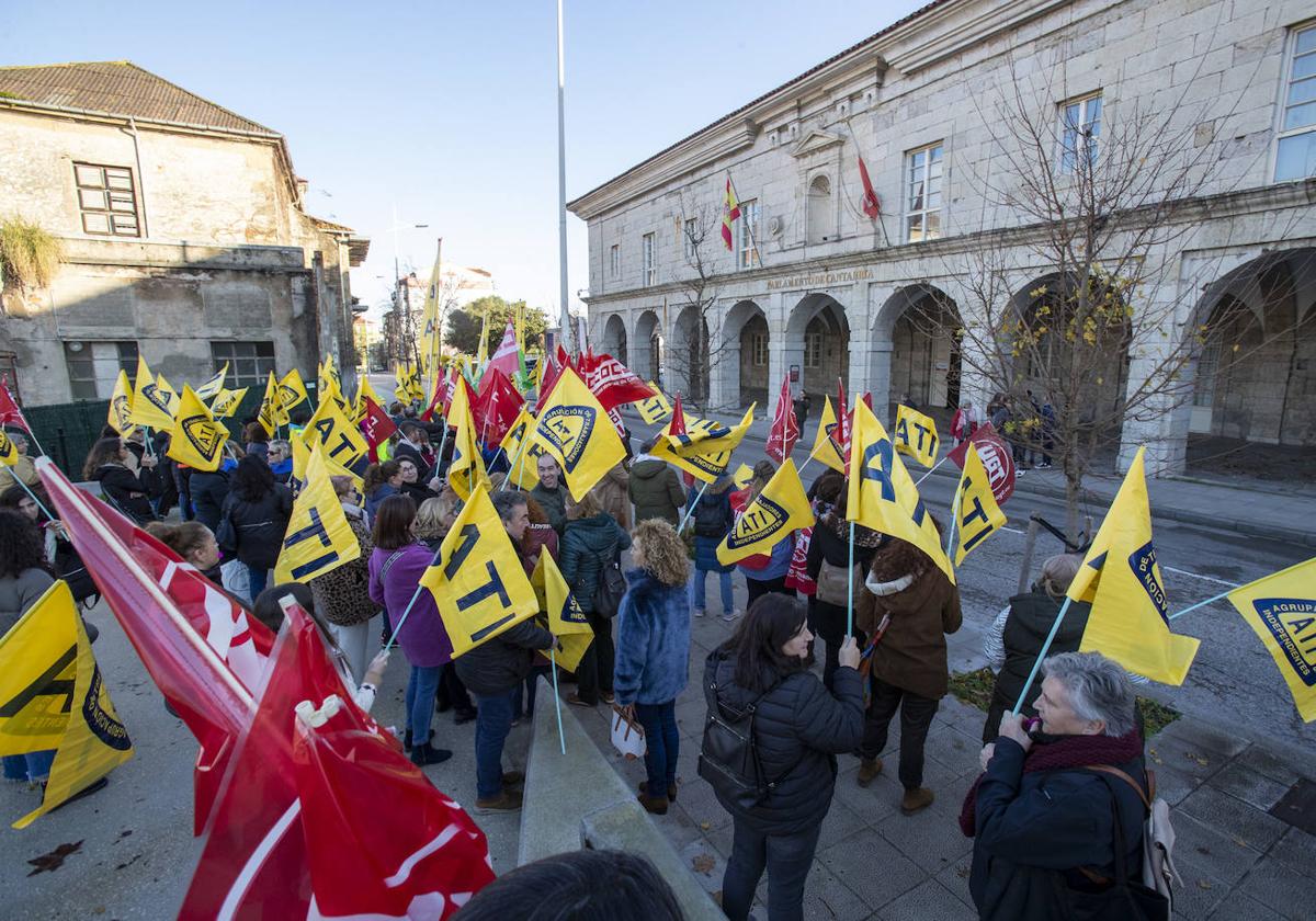 Manifestación del pasado lunes.