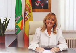 La alcaldesa de Cayón, Pilar del Río.