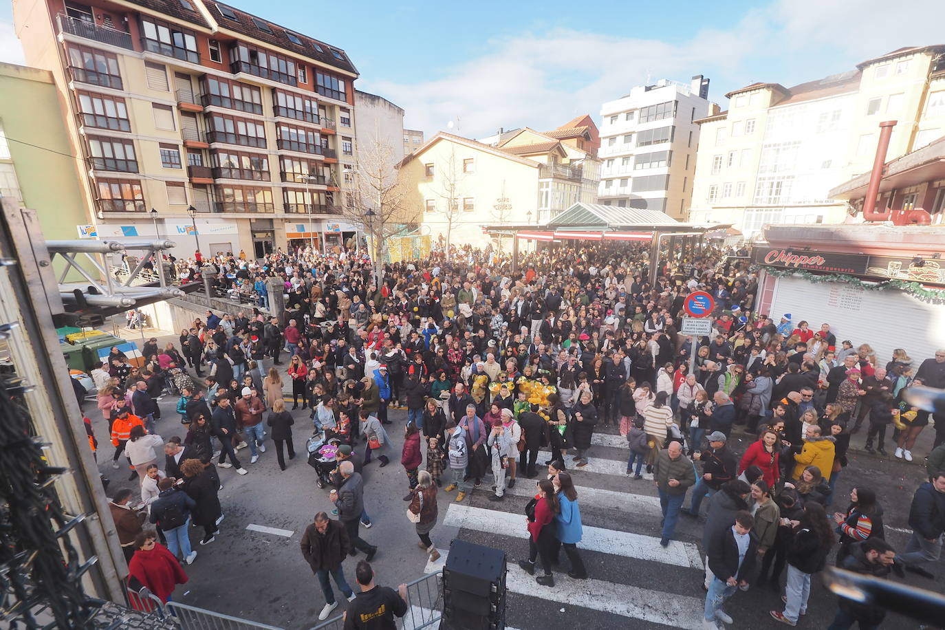 Imagen de la plaza de El Mercado, escenario de la fiesta