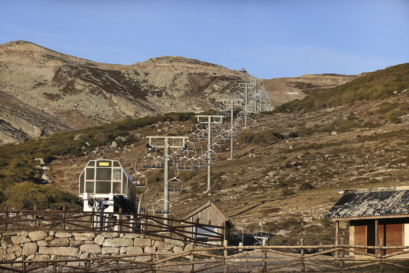 Fotos: Alto Campoo sin nieve en pleno enero