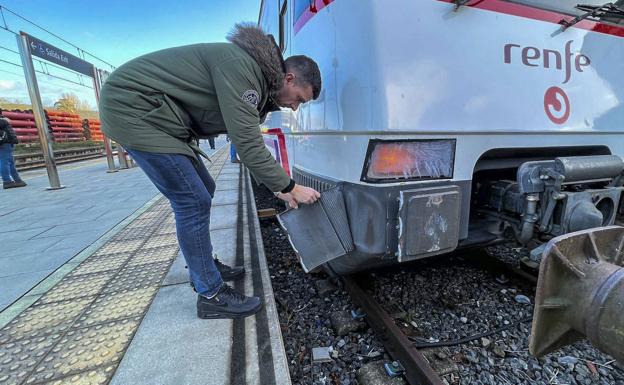 «Estábamos llegando a la estación y de repente el tren chocó: salí disparada»