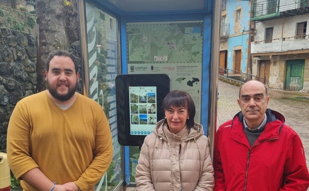 Limpias reconvierte una cabina telefónica en punto de información turística