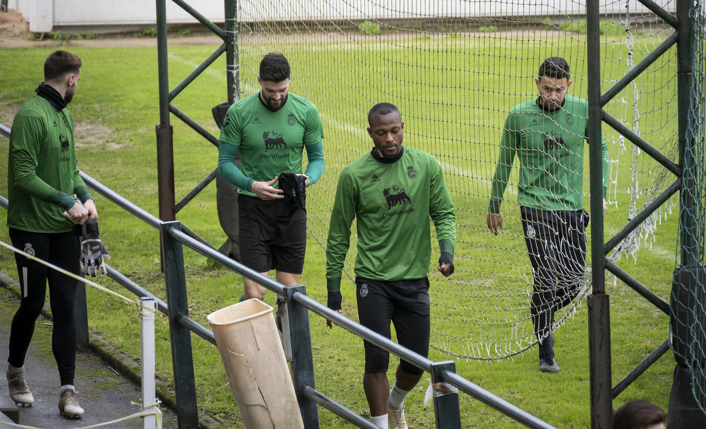 Fotos: El Racing prepara el partido ante el Sporting