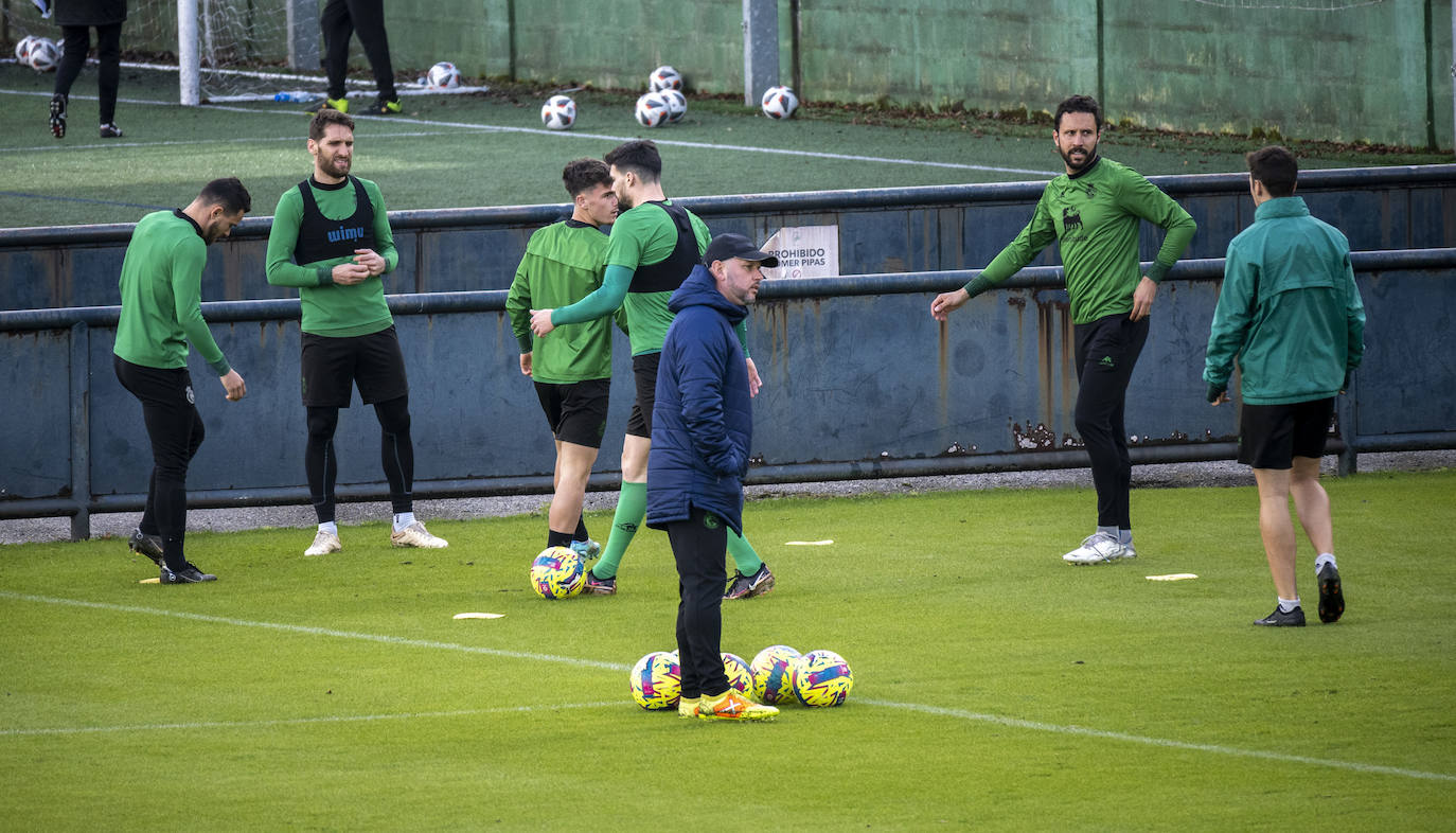 Fotos: El Racing prepara el partido ante el Sporting