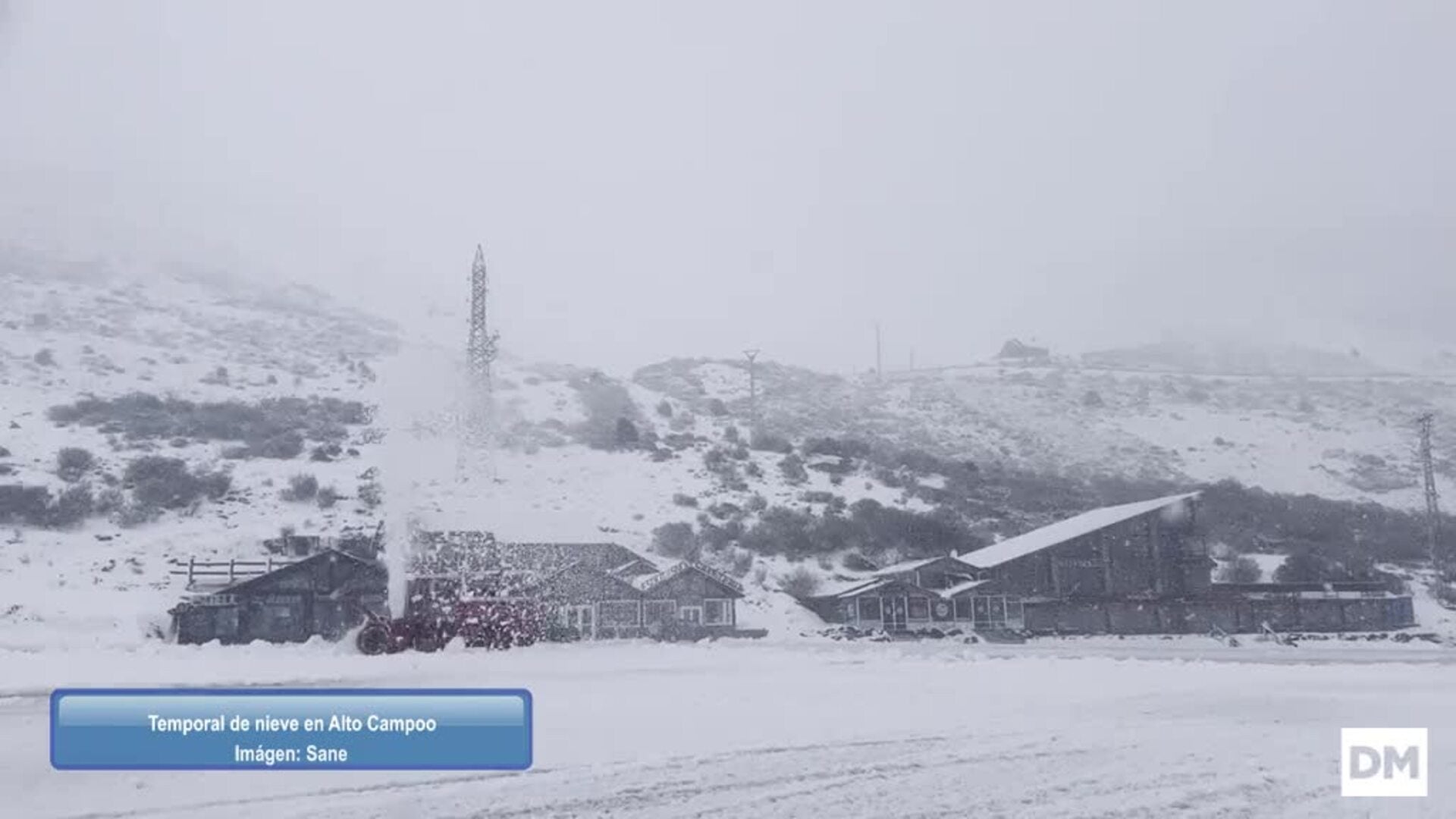La nieve toma Alto Campoo