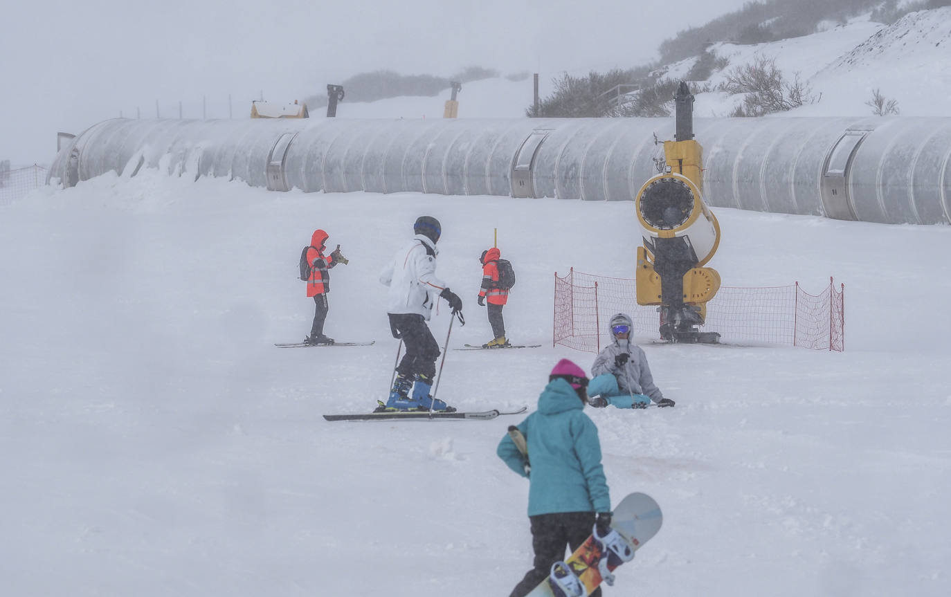 Fotos: Los primeros de Alto Campoo