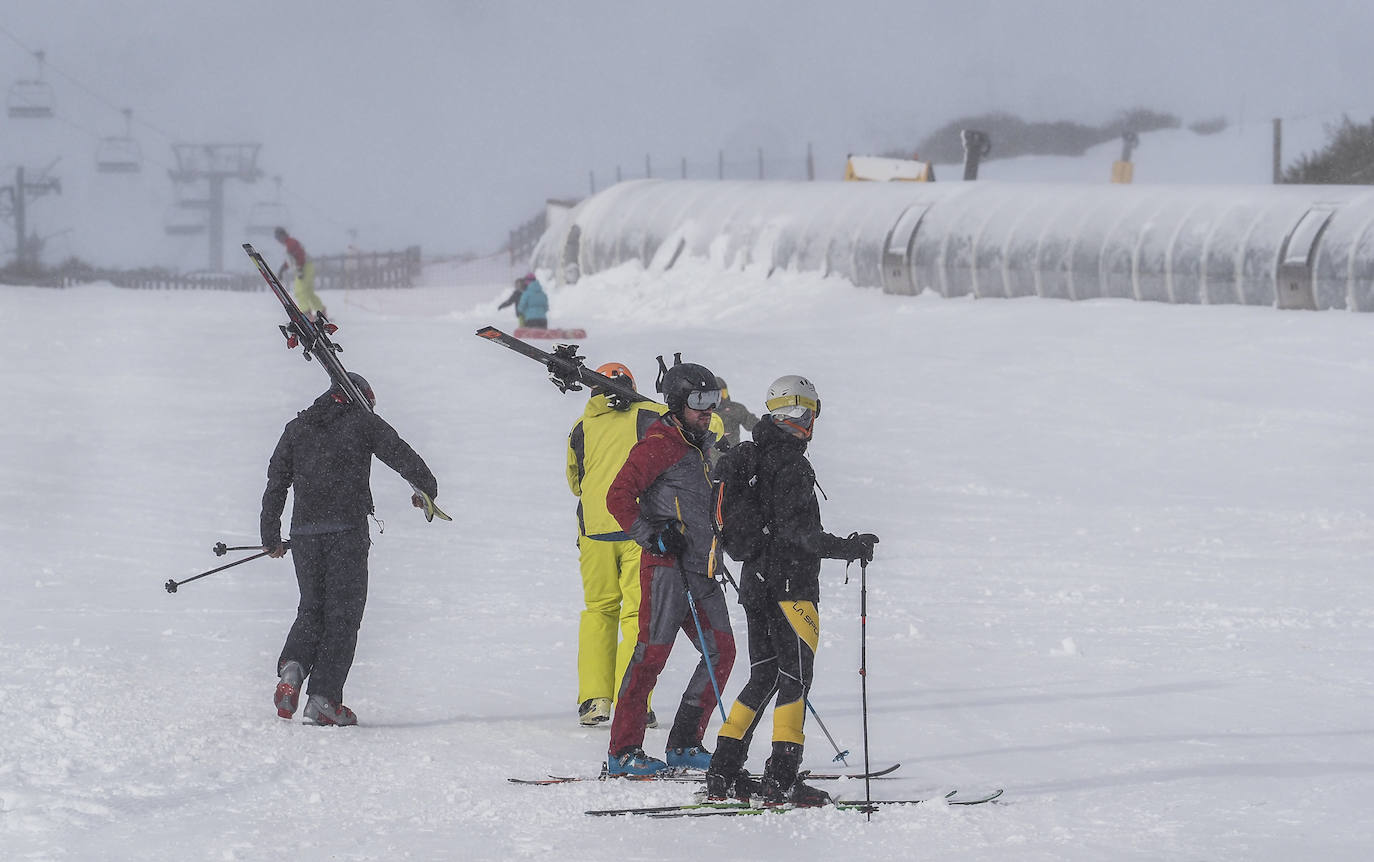 Fotos: Los primeros de Alto Campoo