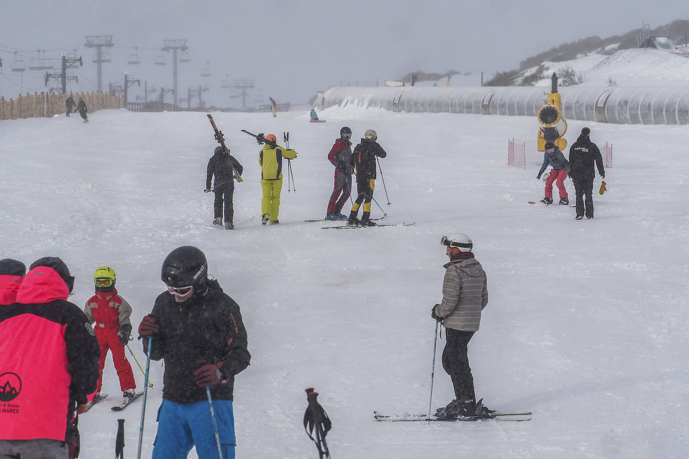 Fotos: Los primeros de Alto Campoo