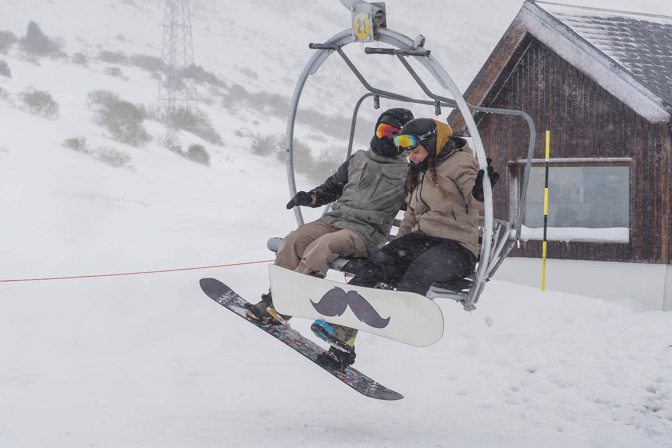 Fotos: Los primeros de Alto Campoo