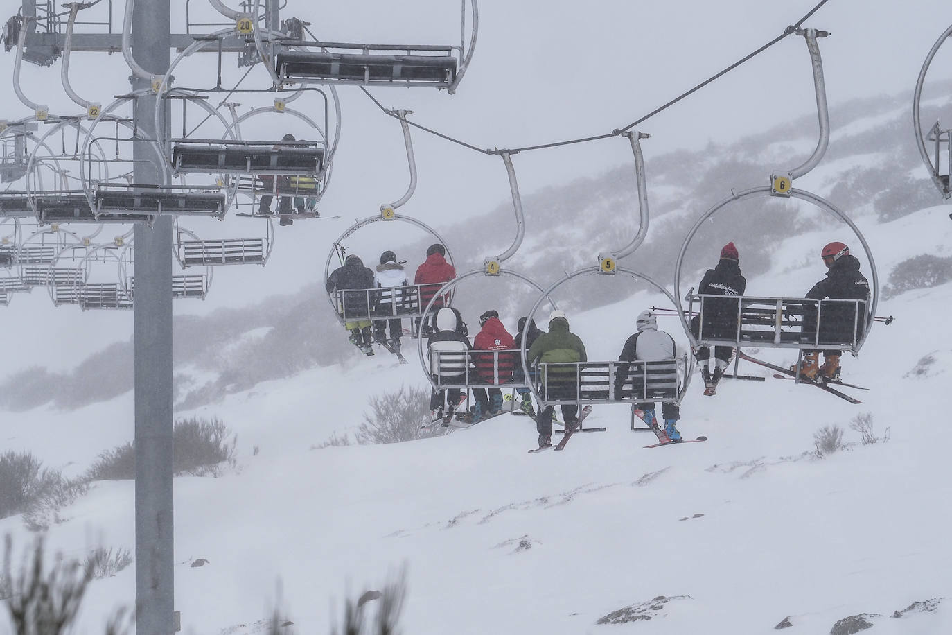 Fotos: Los primeros de Alto Campoo