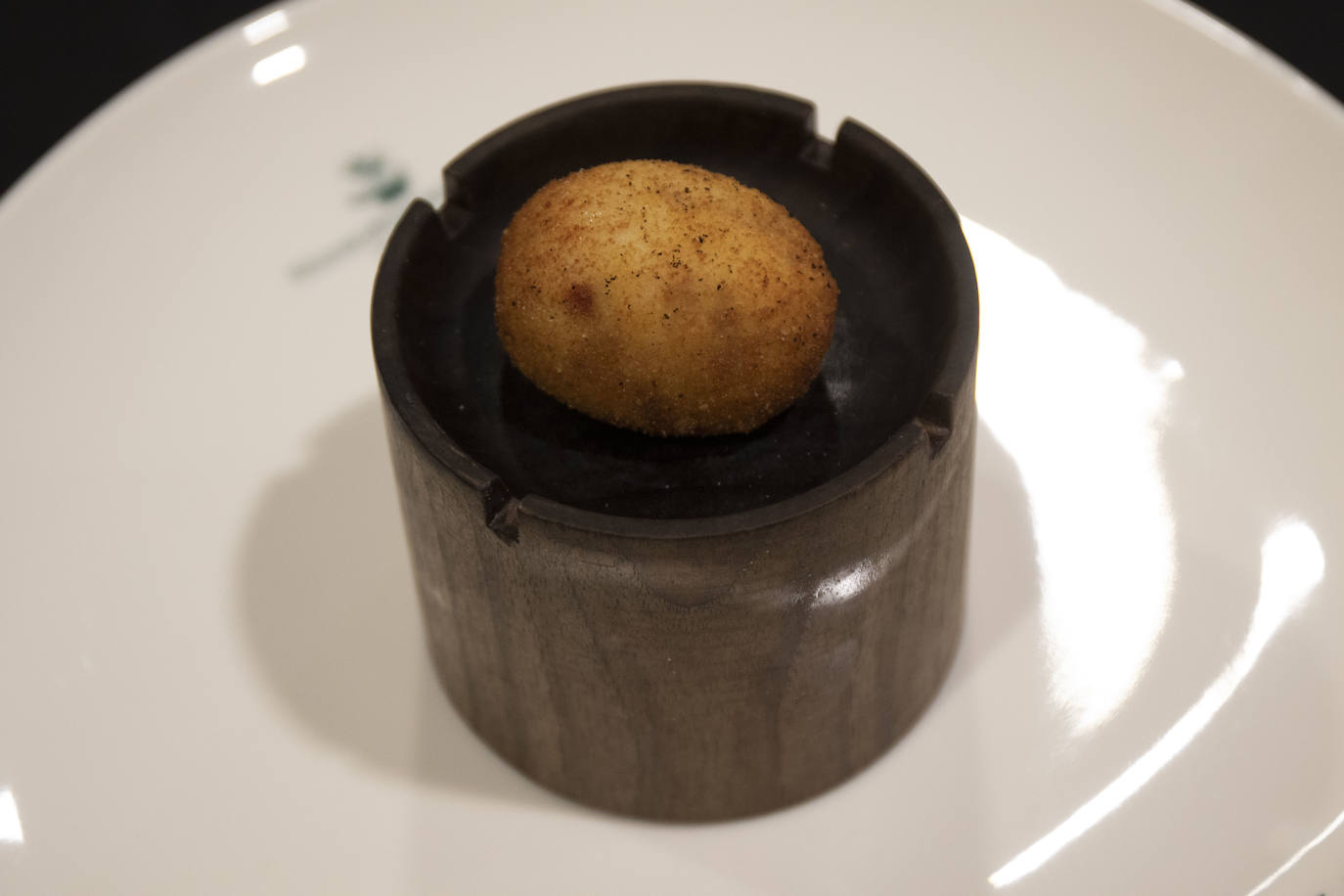 Croqueta ganadora del concurso presentada por Juan Monteagudo, del restaurante Ababol de Albacete.
