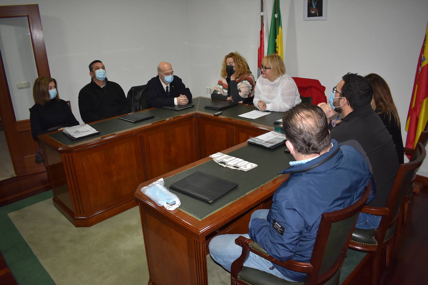 Votación en el Pleno en el que se ha escogido al nuevo alcalde en funciones de Cieza.