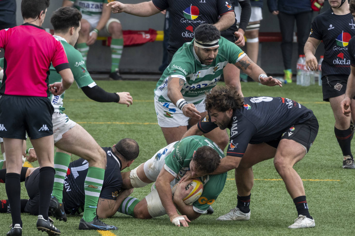 Fotos: El partido Mazabi-Zarautz, en imágenes