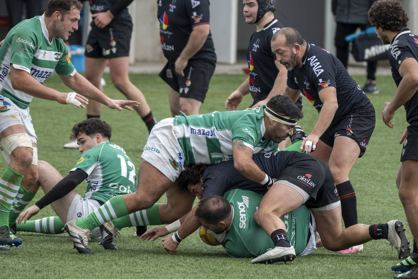 Fotos: El partido Mazabi-Zarautz, en imágenes