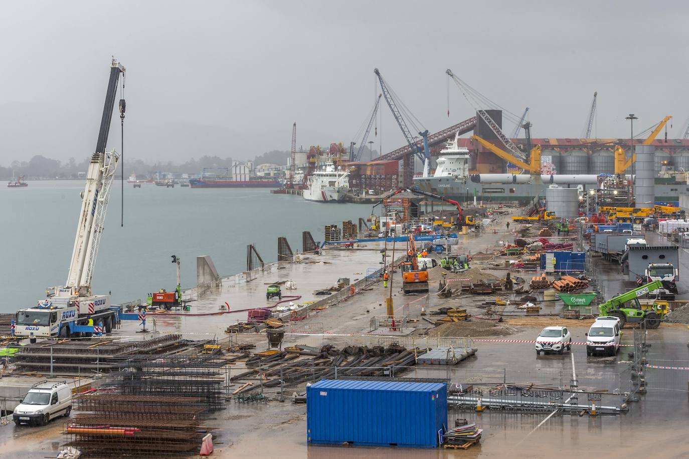 Fotos: Así van las obras en el Puerto de Santander