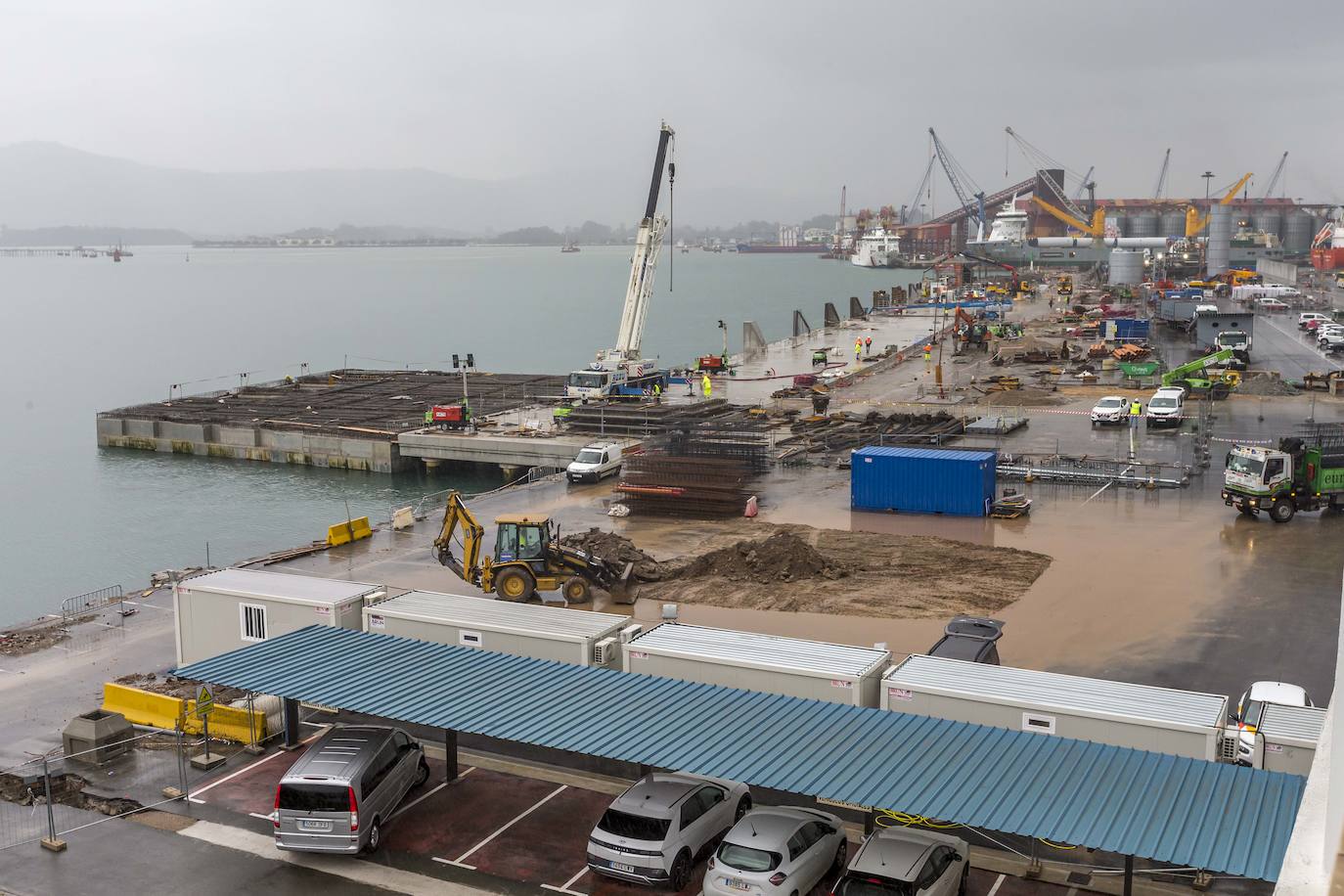 Fotos: Así van las obras en el Puerto de Santander