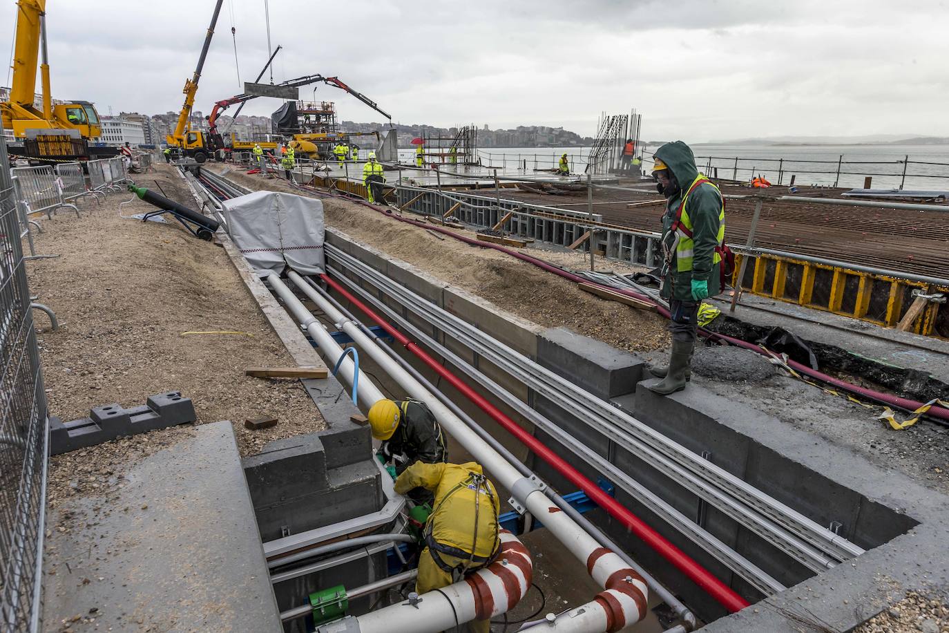 Fotos: Así van las obras en el Puerto de Santander