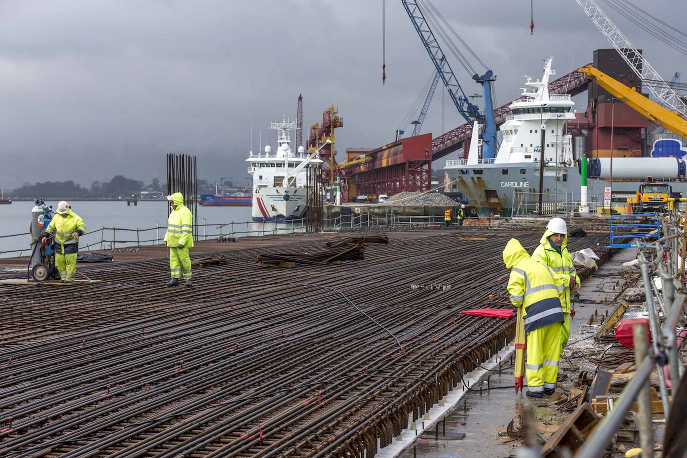 Fotos: Así van las obras en el Puerto de Santander