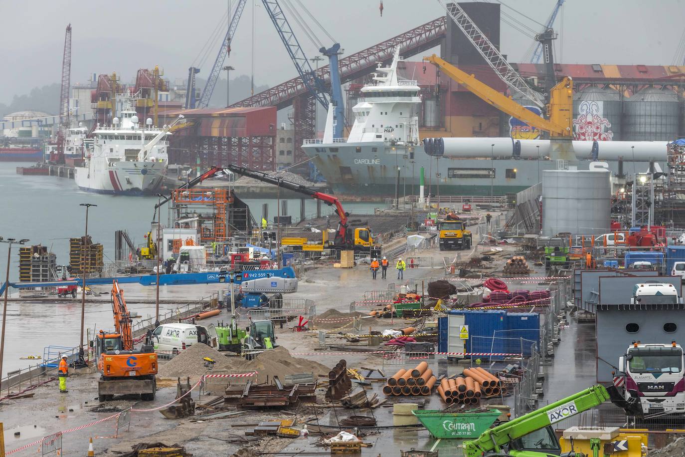 Fotos: Así van las obras en el Puerto de Santander