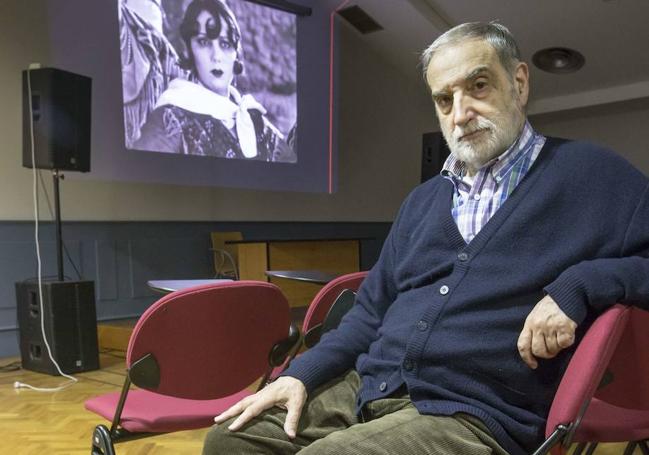 Paulino Viota en un retrato de 2019 en la Filmoteca.